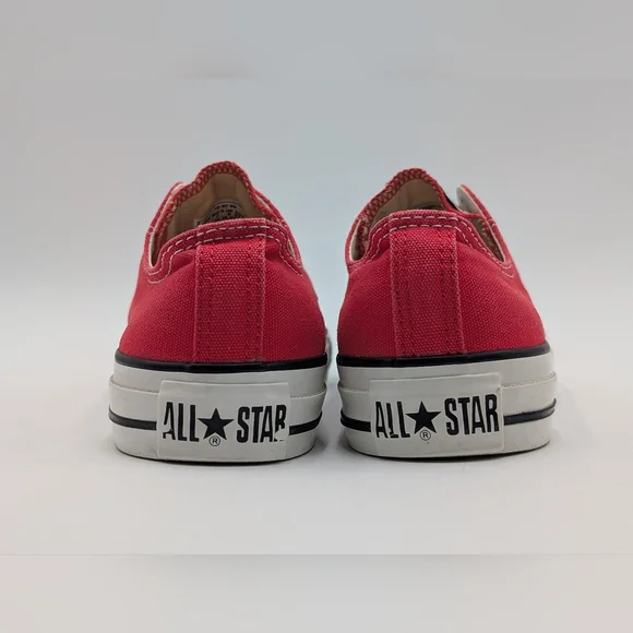 Converse Rebellion All Star Red Canvas Sneaker Women Sz 7 | Men Sz 5 Plaid Laces - Picture 15 of 17